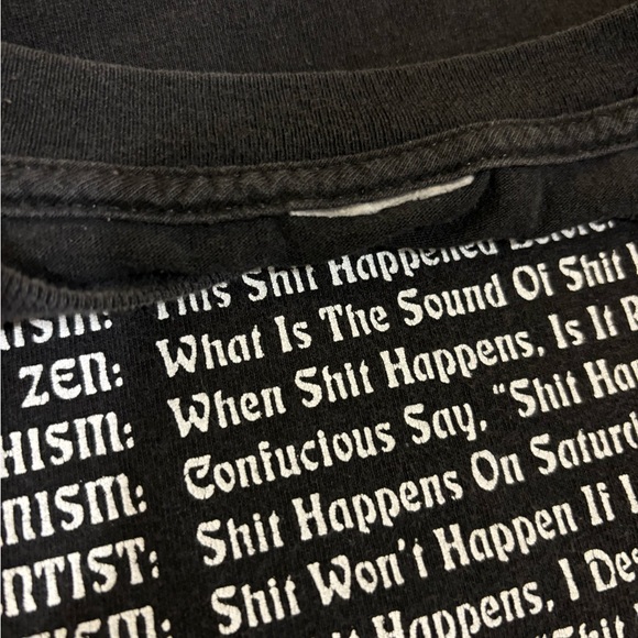 Vintage 90s Religions Of The World Novelty T-Shirt - Picture 3 of 3